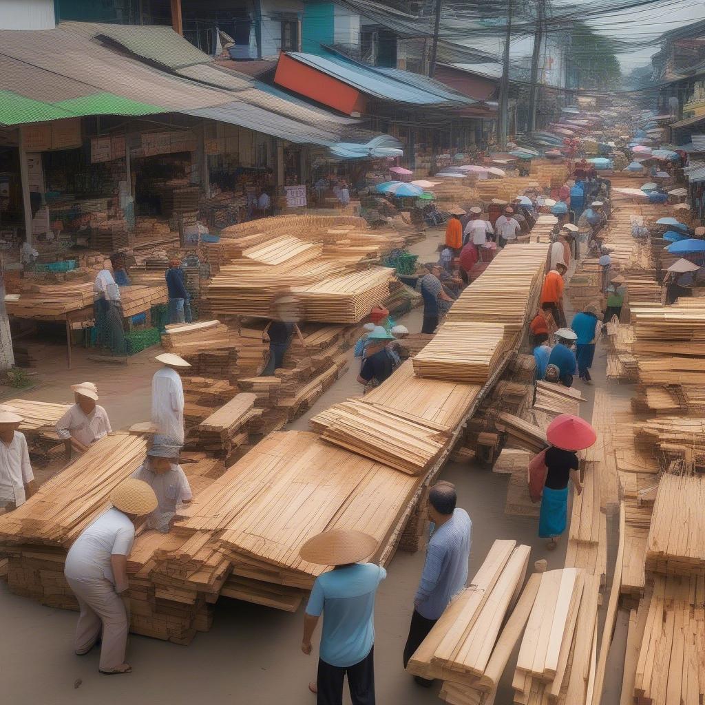 Thị trường bảng gỗ Cần Thơ sôi động
