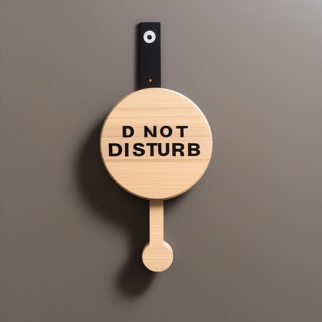 Bảng gỗ Do Not Disturb đẩy qua lại, thiết kế hiện đại, tiện dụng, chất liệu gỗ tự nhiên, trang trí phòng ngủ, văn phòng