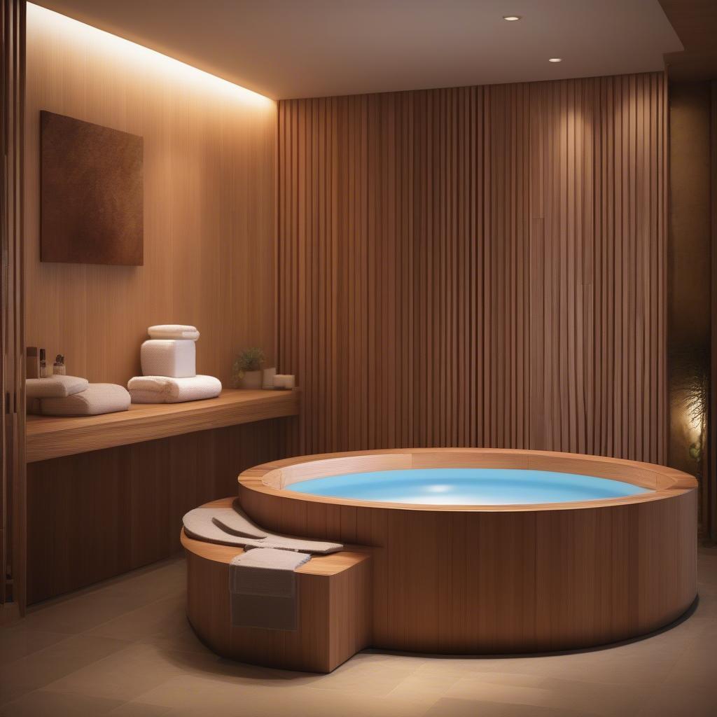 Bồn gỗ spa giá rẻ