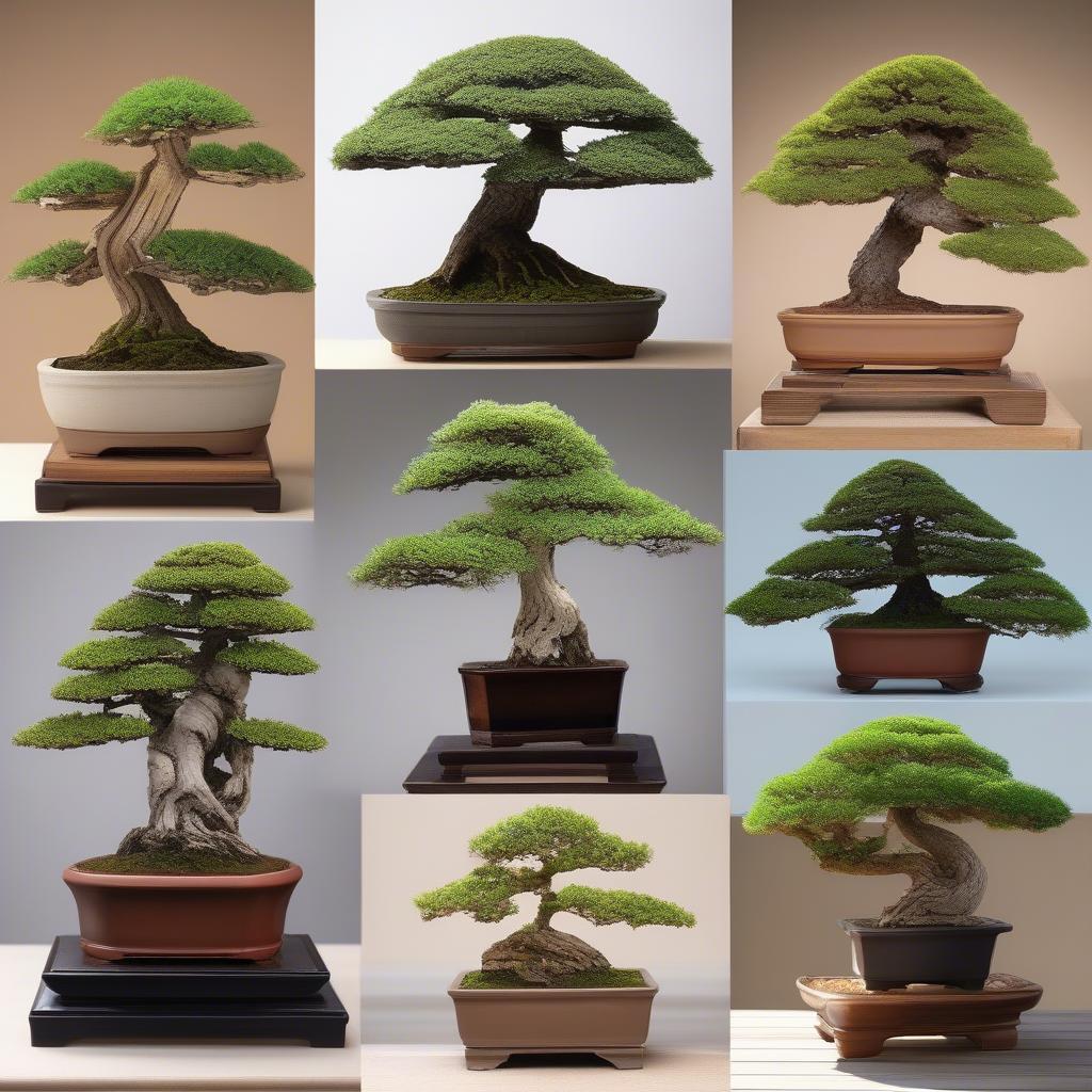 Các Dáng Bonsai Gỗ Trắc