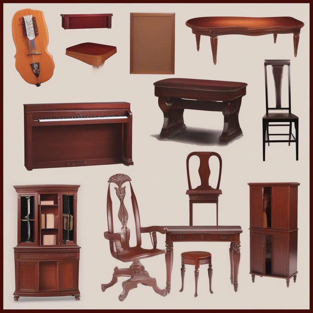 Ứng dụng gỗ Mahogany