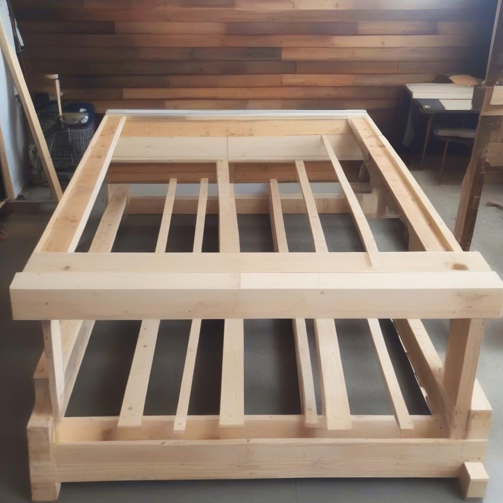 Hướng dẫn tự làm giường pallet