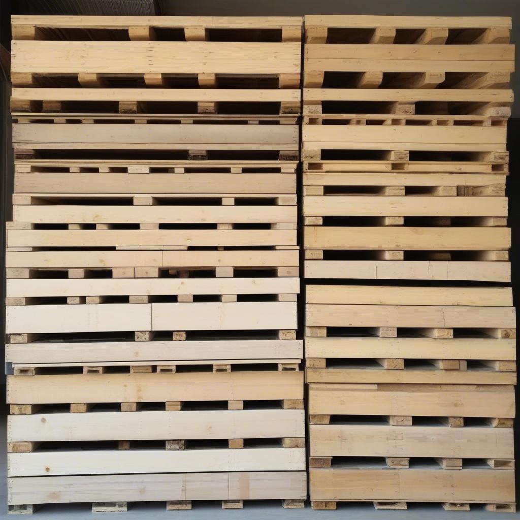 Kích thước tấm gỗ pallet tiêu chuẩn