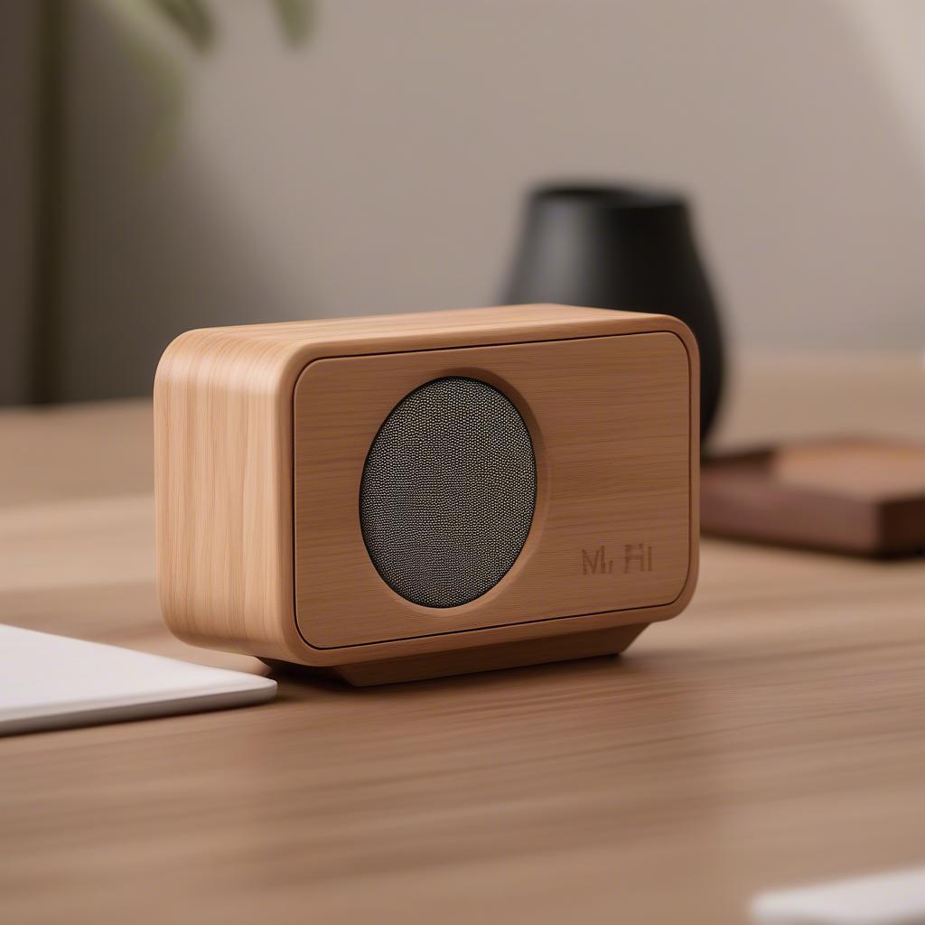 Loa Bluetooth Xiaomi Tongshifu Vỏ Gỗ - Thiết Kế