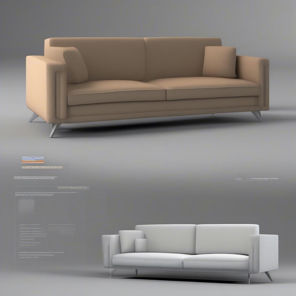 Tối ưu hóa thiết kế bàn ghế sofa bằng phần mềm CAD