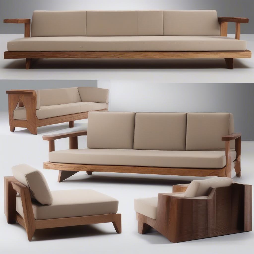 Xu hướng sofa gỗ tự nhiên