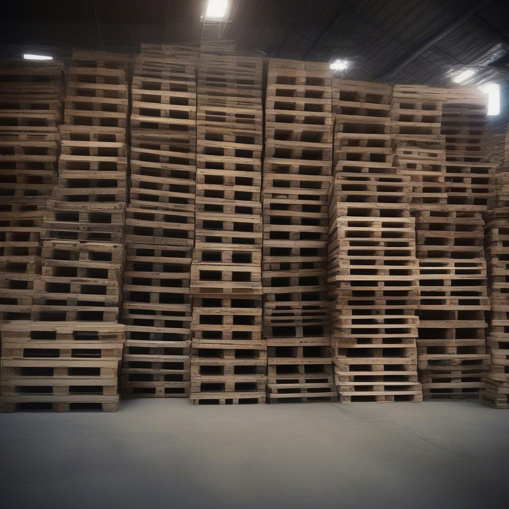 Bán gỗ pallet cũ tại kho