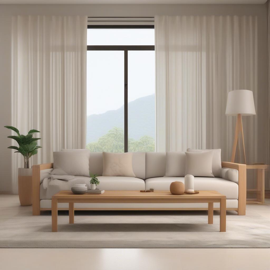 Bàn Sofa Gỗ Đà Nẵng Hiện Đại