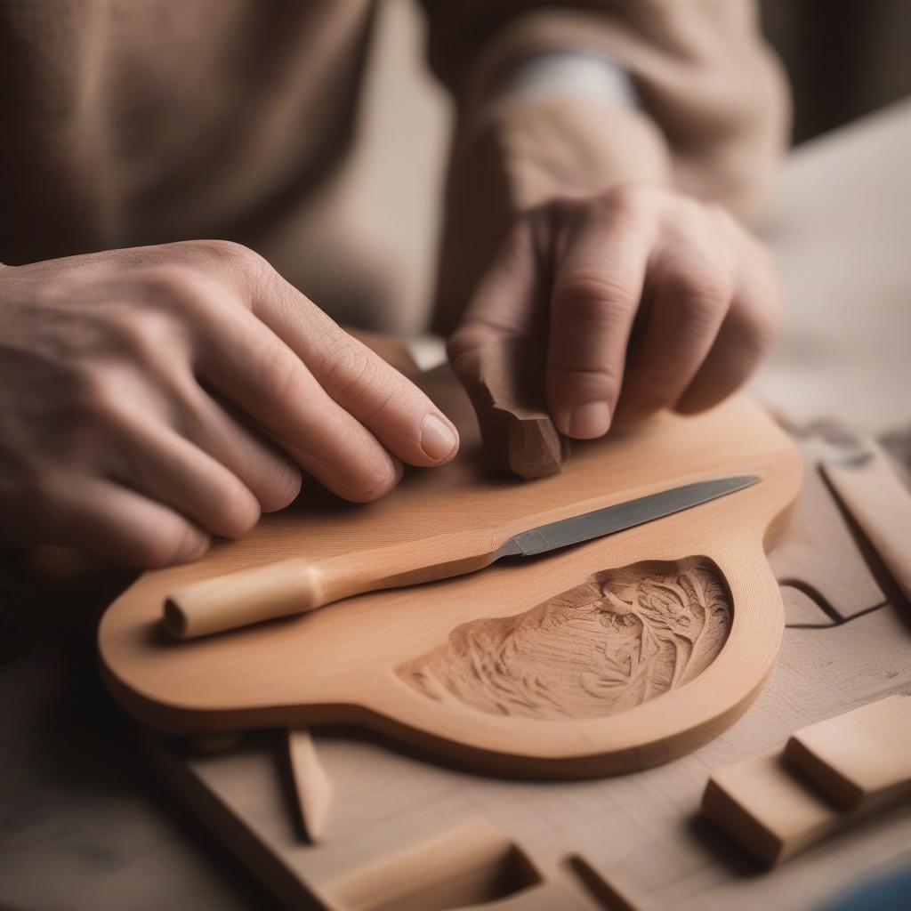 Bảng gỗ mini handmade