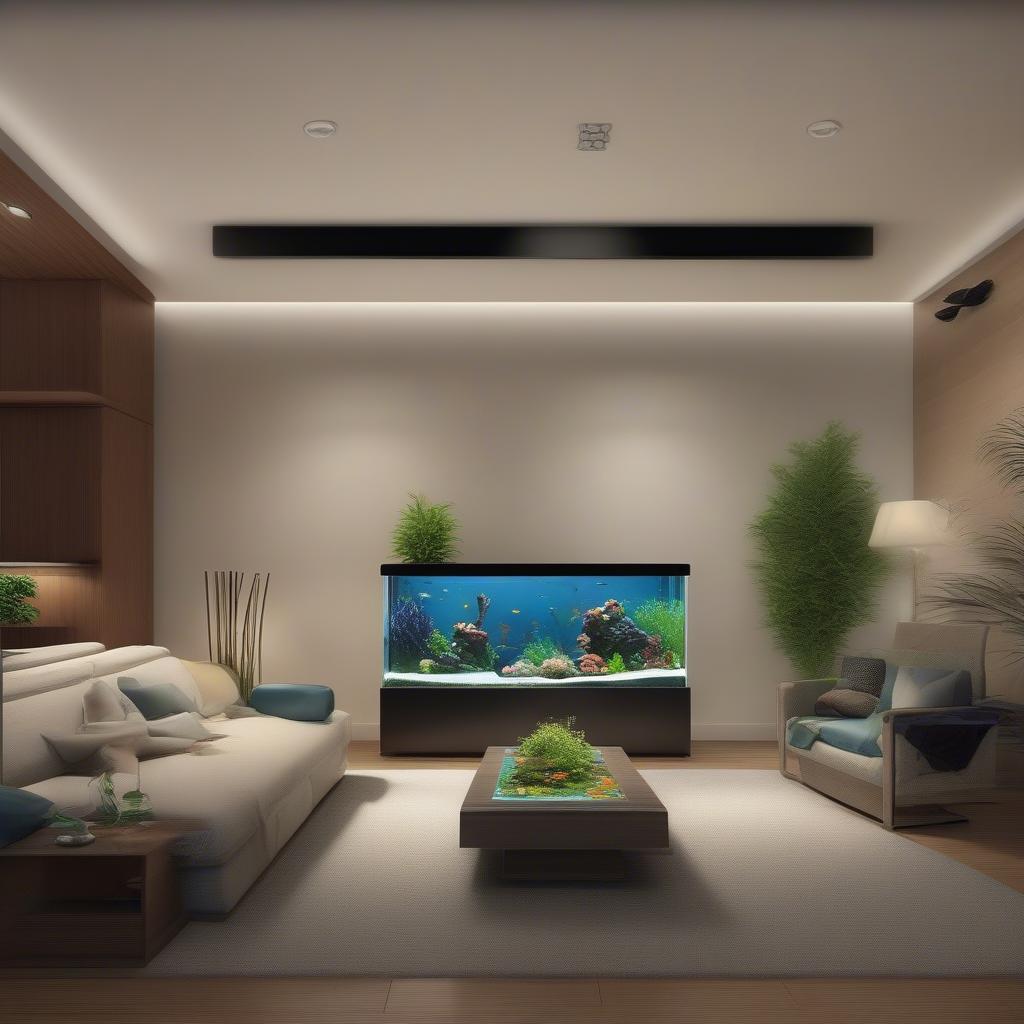 Designing a Stunning Wall-Mounted Aquarium