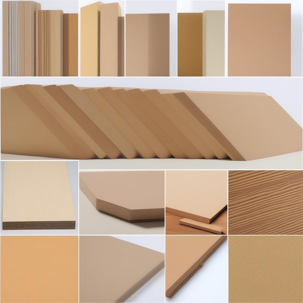 Các loại gỗ MDF phổ biến