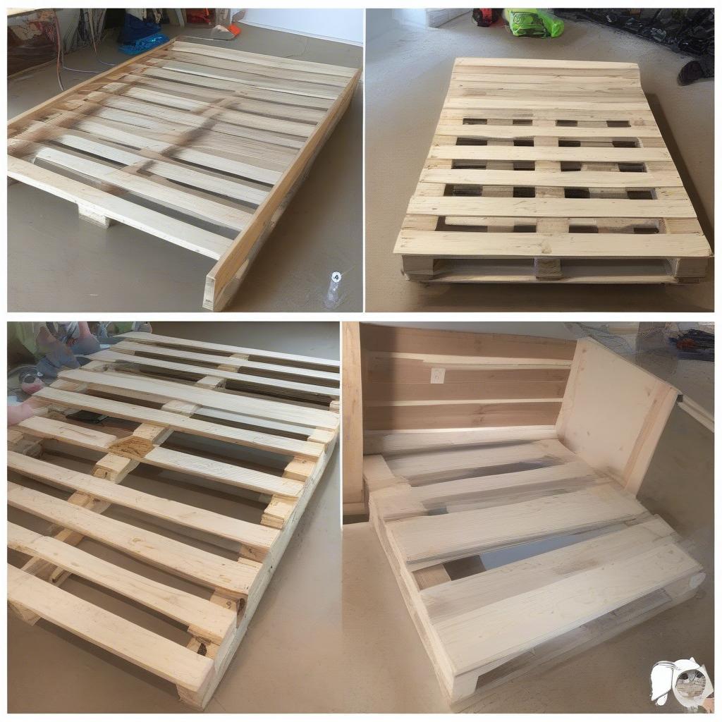 Cách làm giường pallet đơn giản