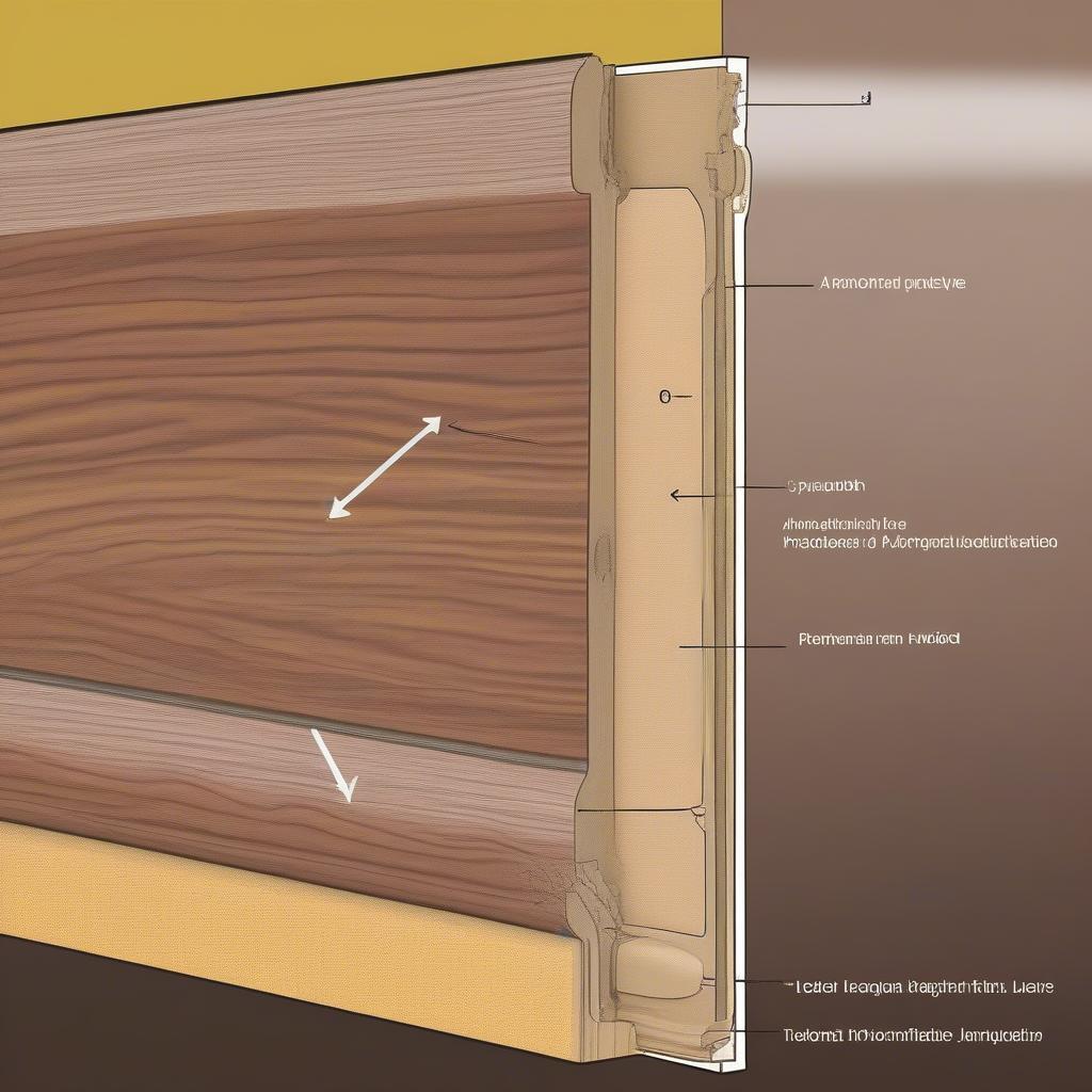 Cấu tạo chi tiết cửa gỗ Laminate