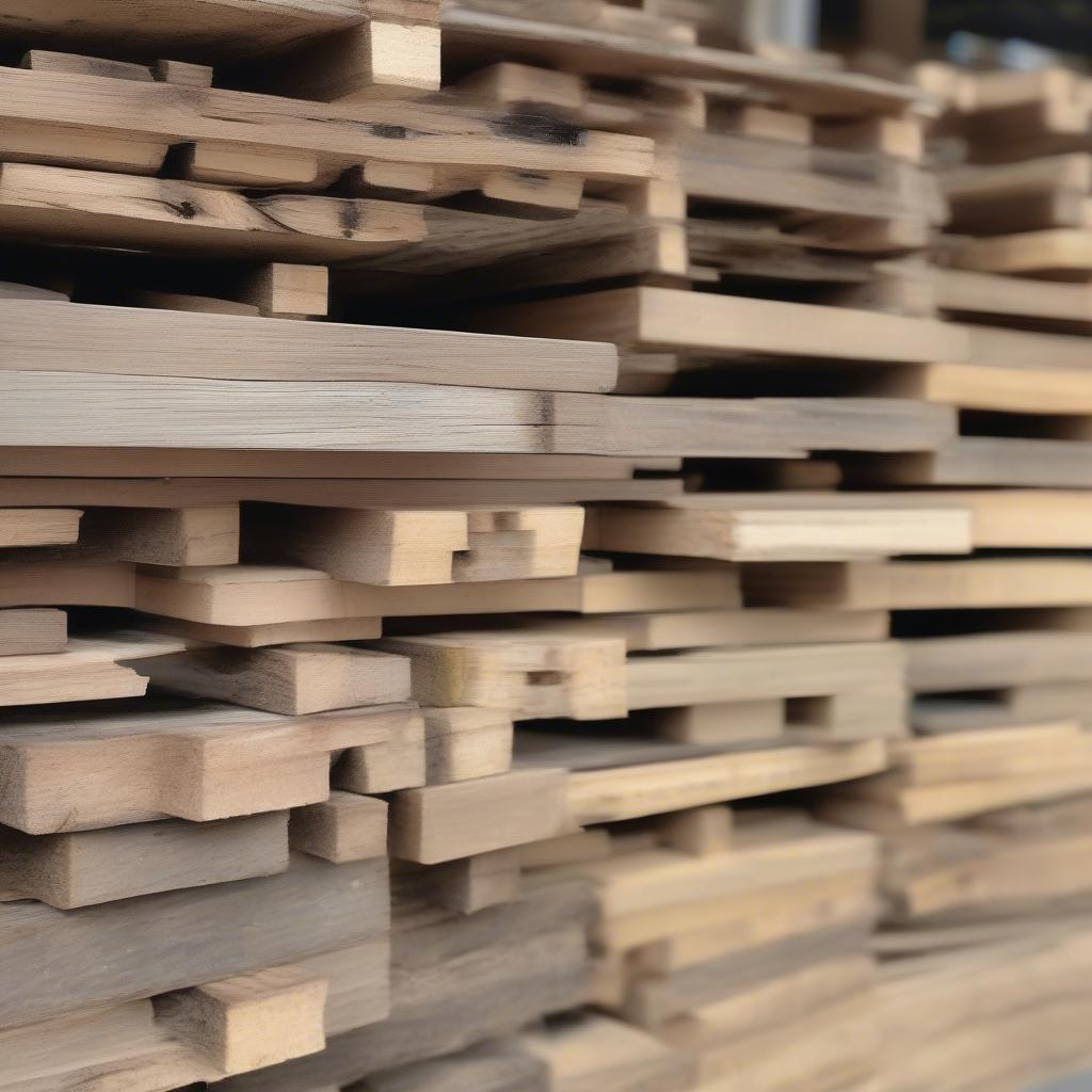 Gỗ thông pallet cũ tại Bình Tân