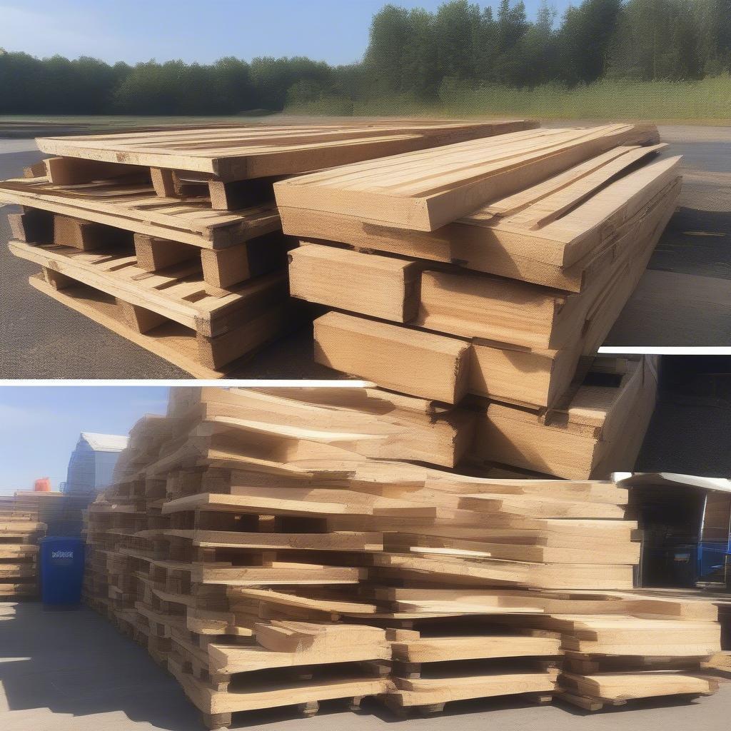 Gỗ Thông Pallet Tái Chế