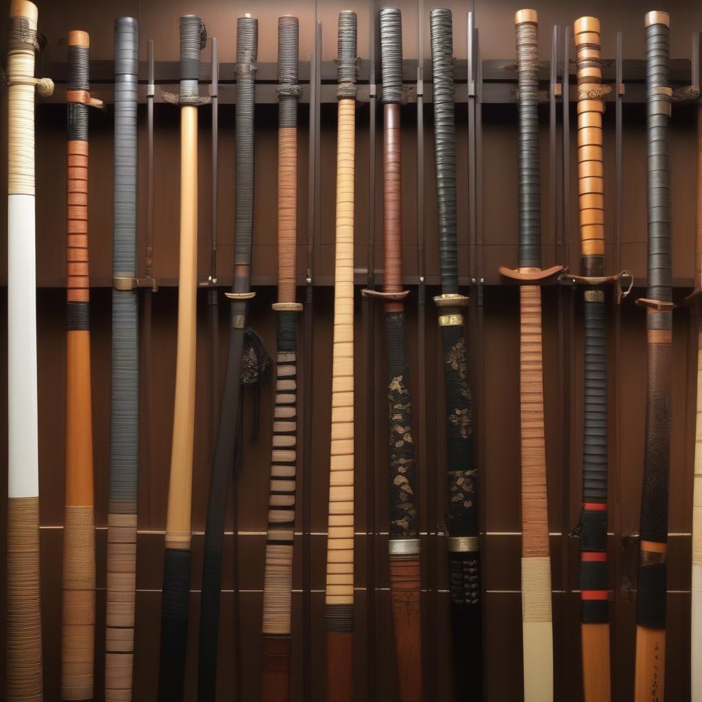 Kiếm Katana Gỗ Trưng Bày