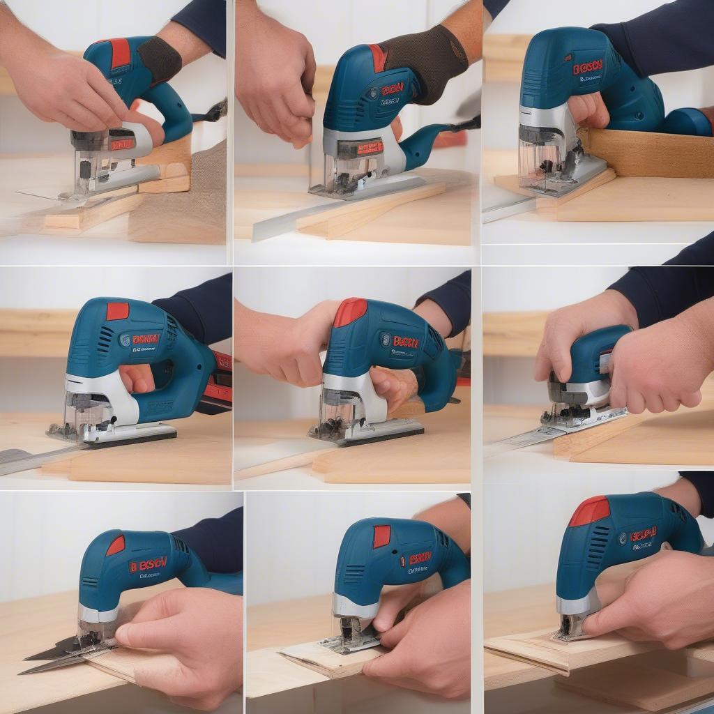 Kỹ thuật sử dụng lưỡi cưa lọng gỗ Bosch