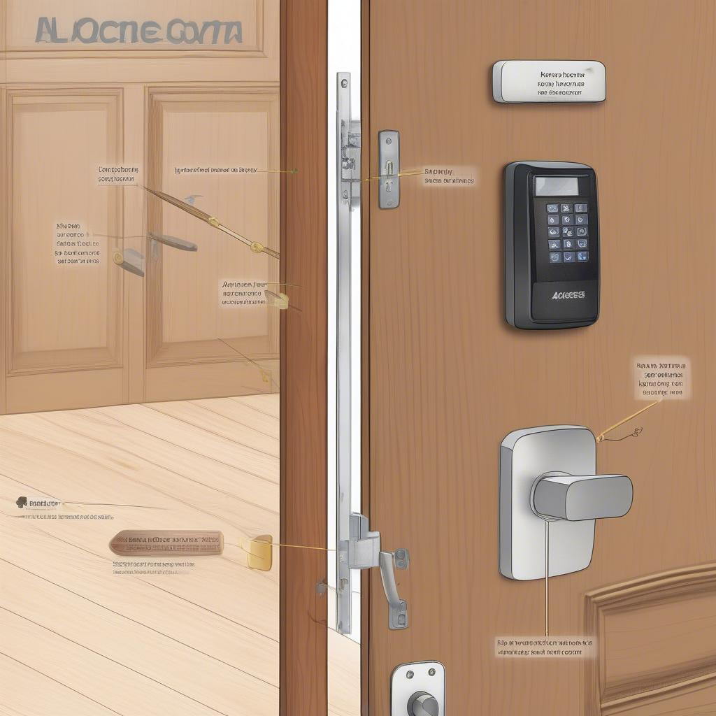 Lắp Đặt Access Control Cửa Gỗ