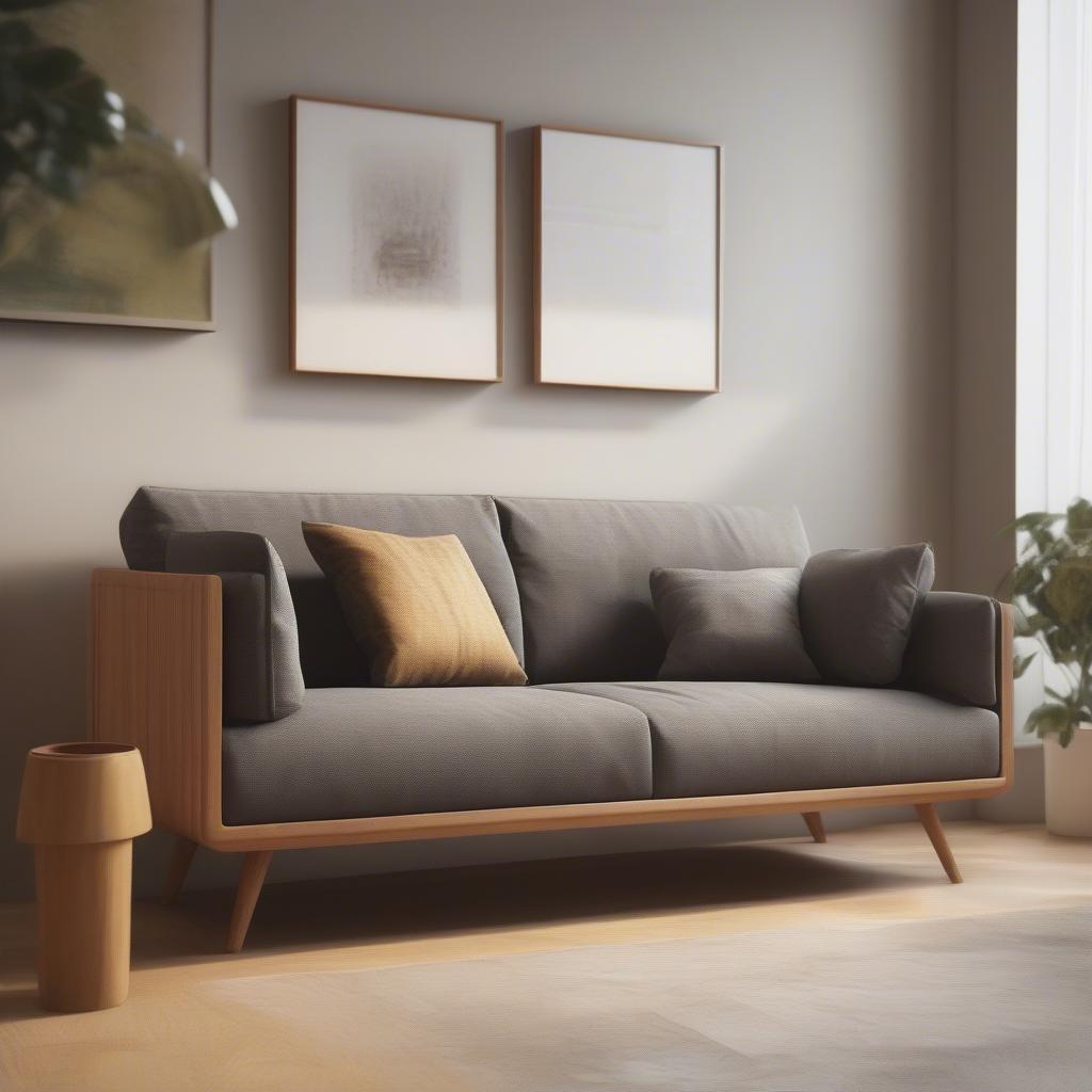 Lựa chọn bộ sofa gỗ nhỏ phù hợp