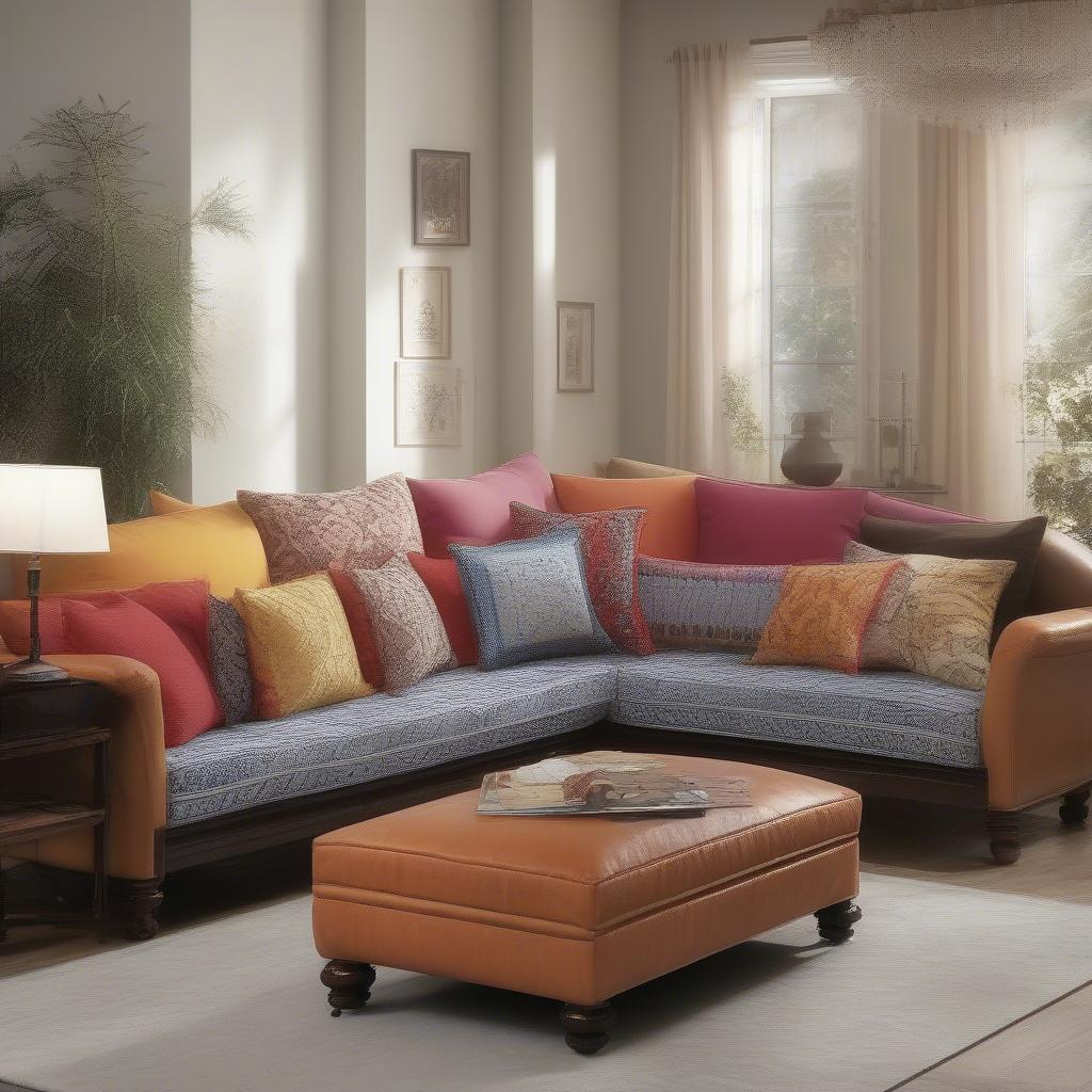 Lựa chọn đệm ghế sofa gỗ