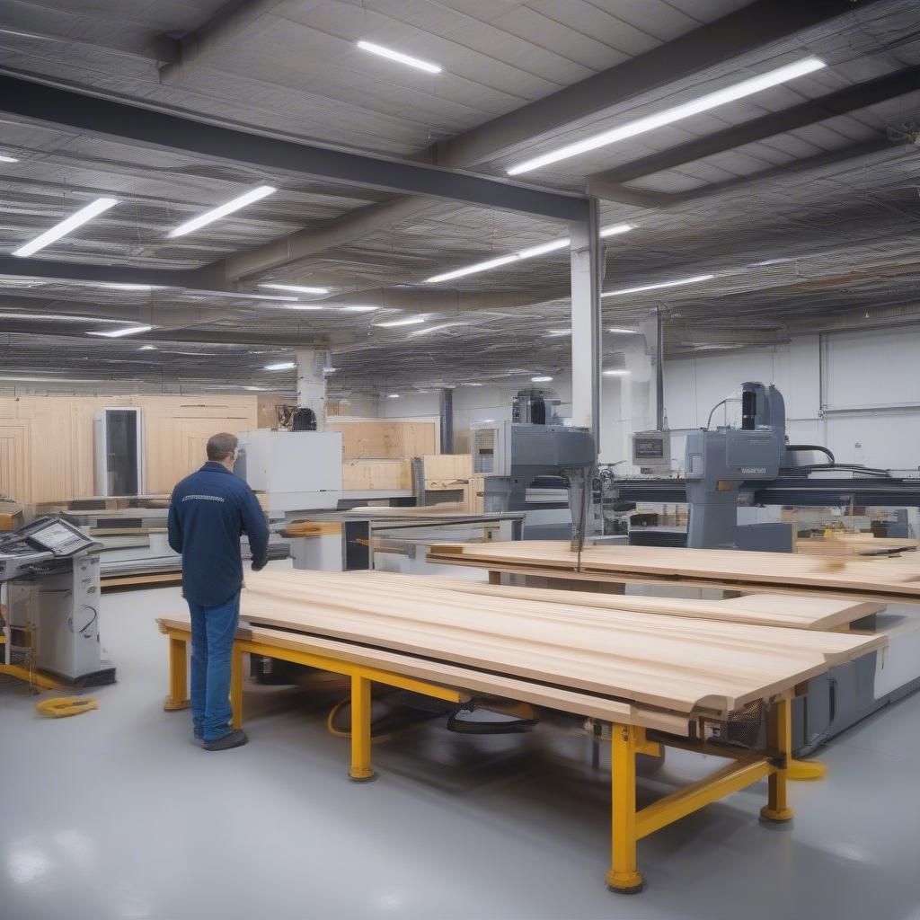 Máy CNC Cắt Gỗ Công Nghiệp