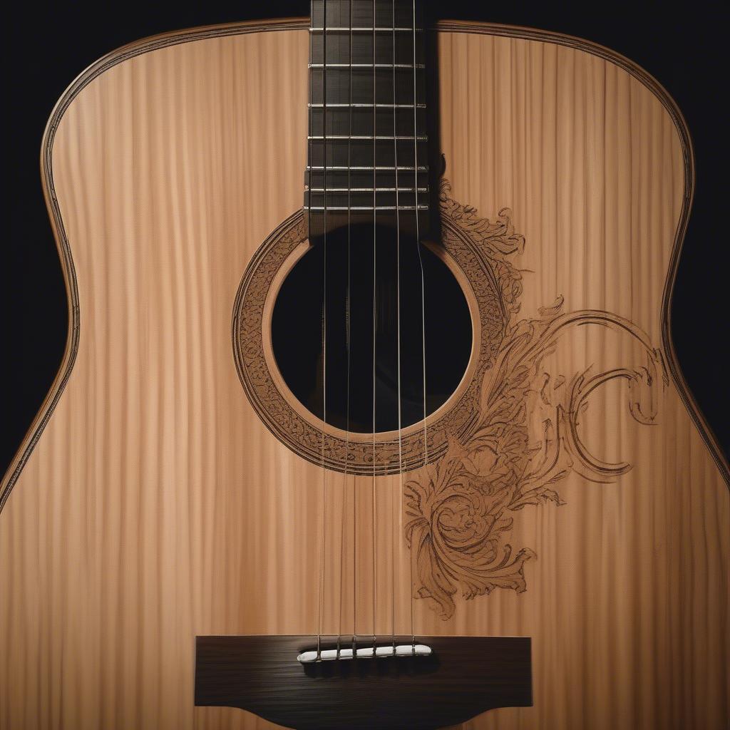 Nhạc Cụ Gỗ Guitar Acoustic