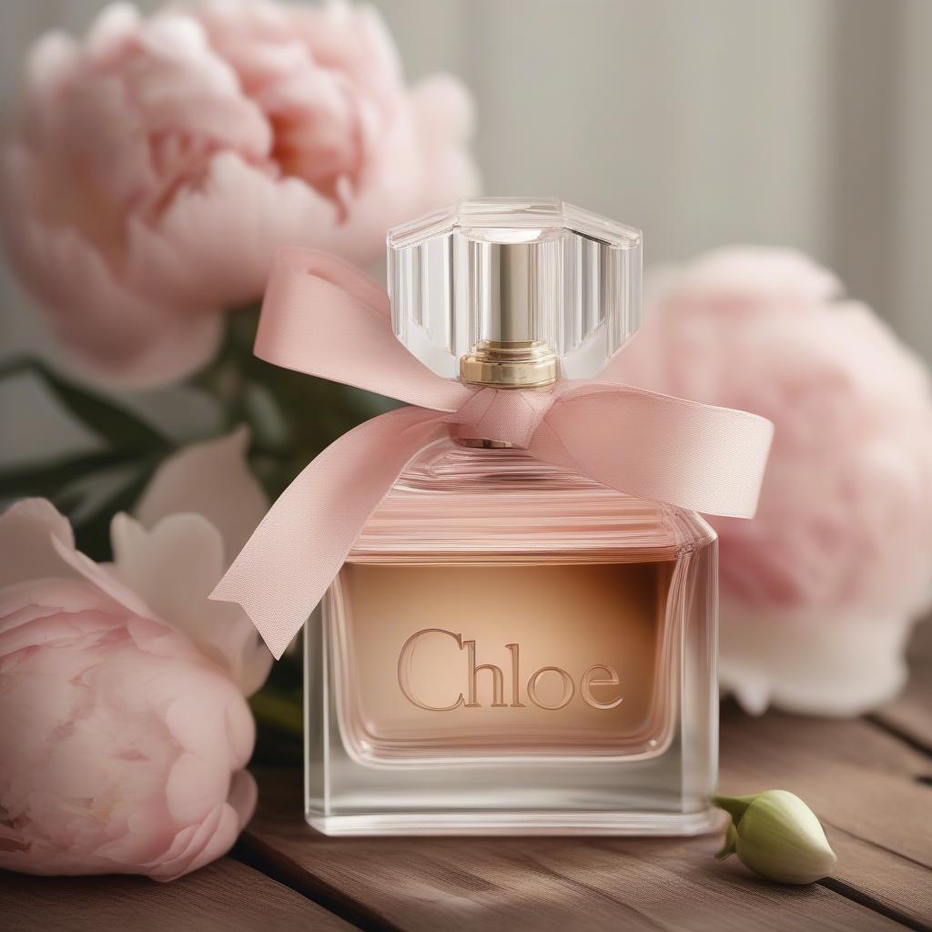 Nước hoa Chloe mùi mẫu đơn lily hổ phách và gỗ