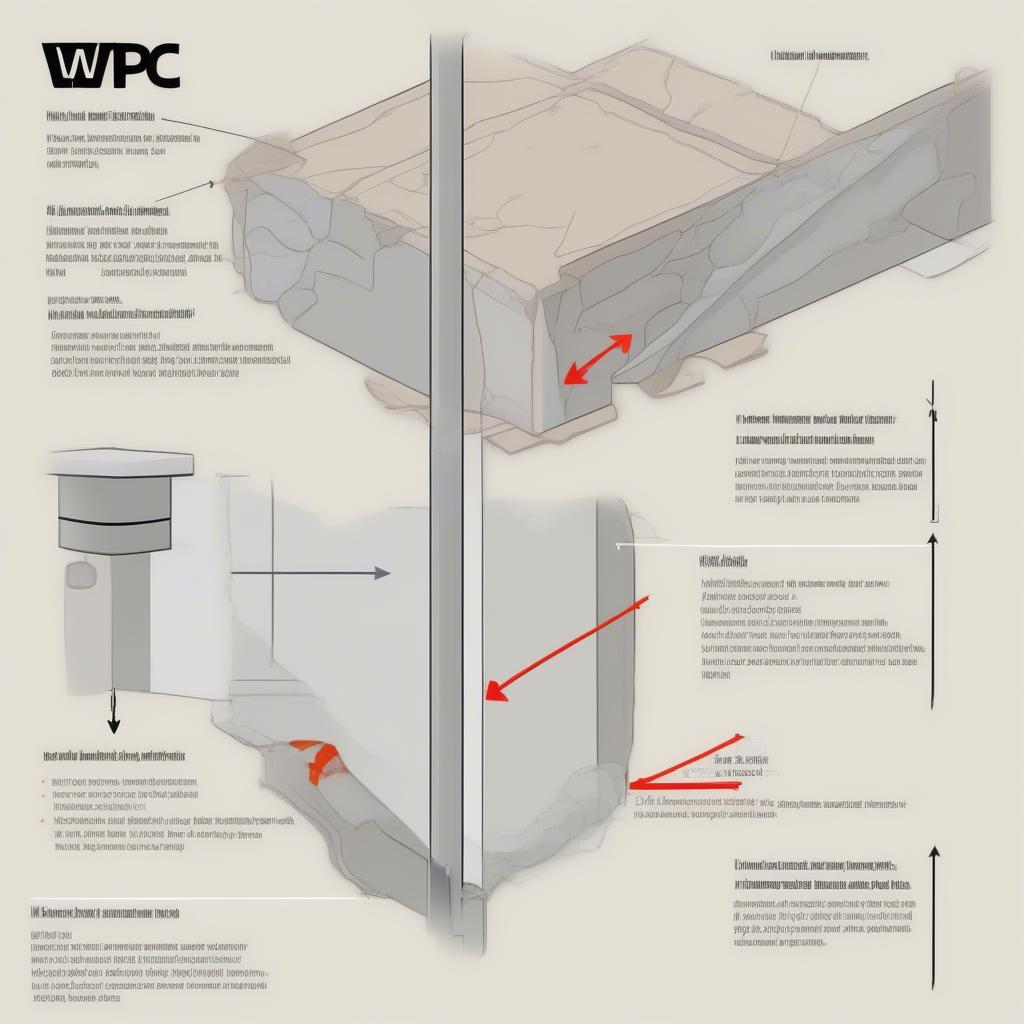 Phương pháp liên kết WPC và đá