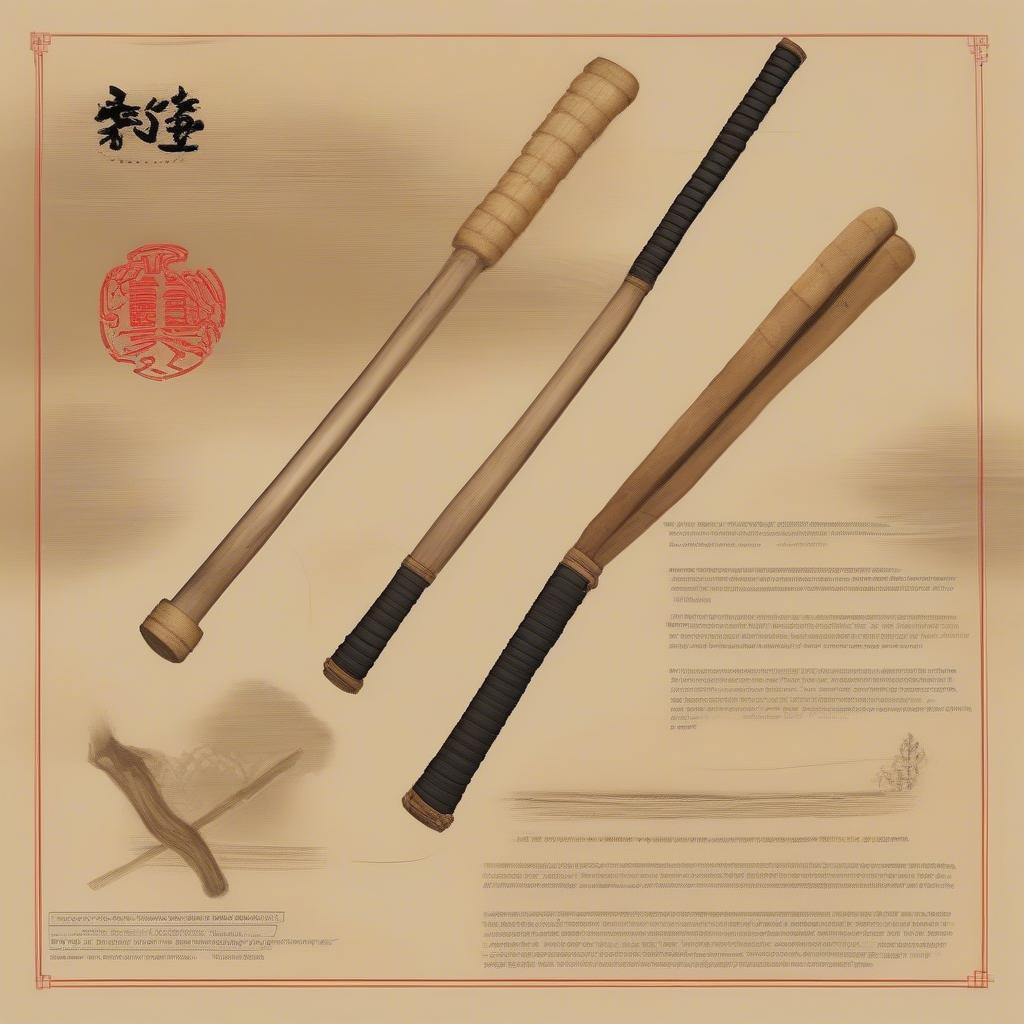 Tonfa Gỗ Nguồn Gốc Okinawa