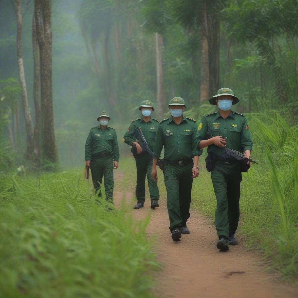 Tuần tra biên phòng Nghệ An