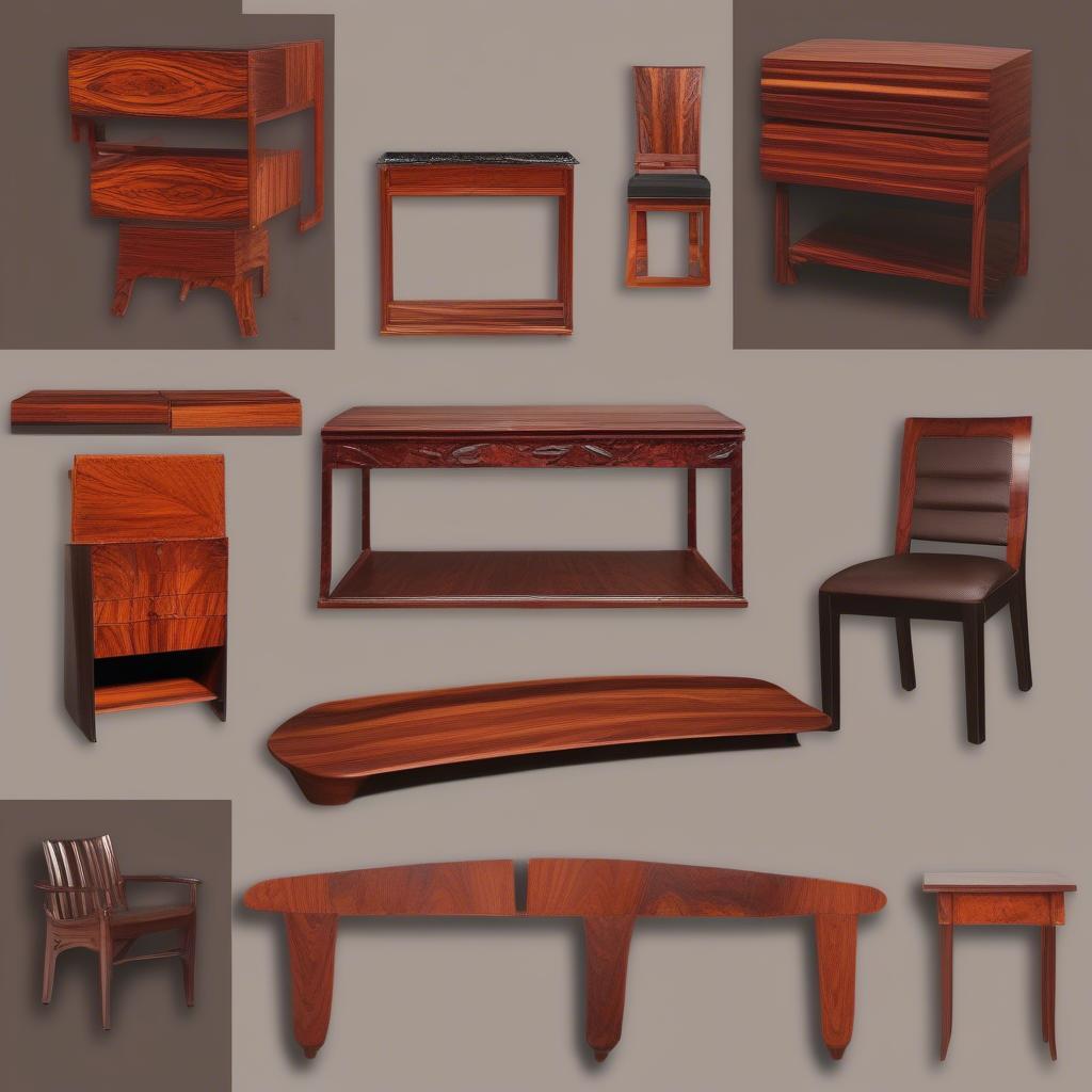 Ứng Dụng Gỗ Cocobolo Trong Nội Thất