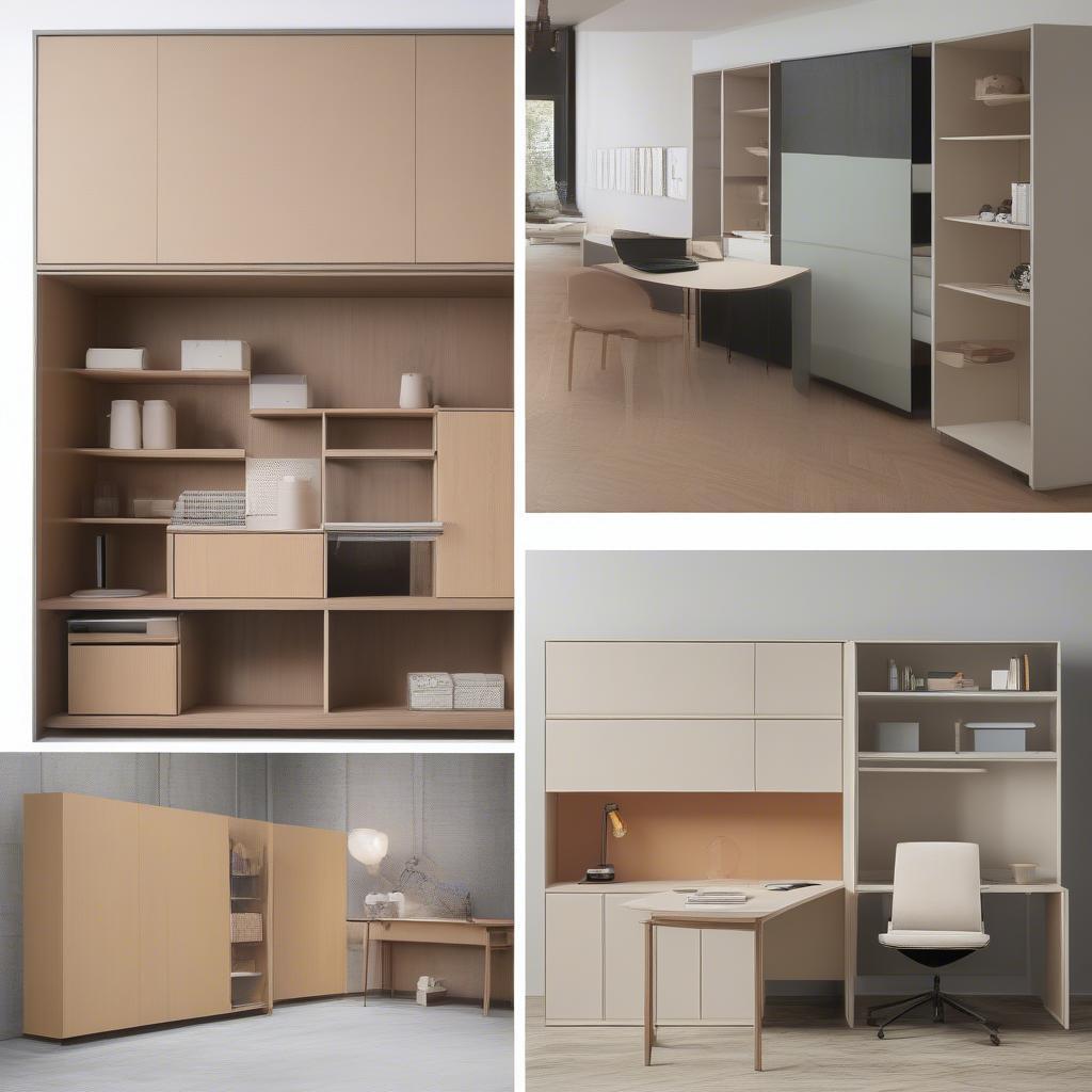 Ứng dụng gỗ MDF phủ melamine trong nội thất