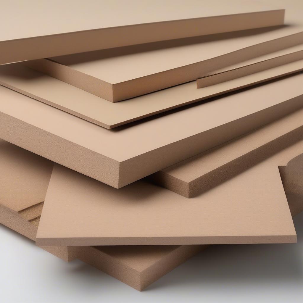 Ứng dụng gỗ MDF theo độ dày