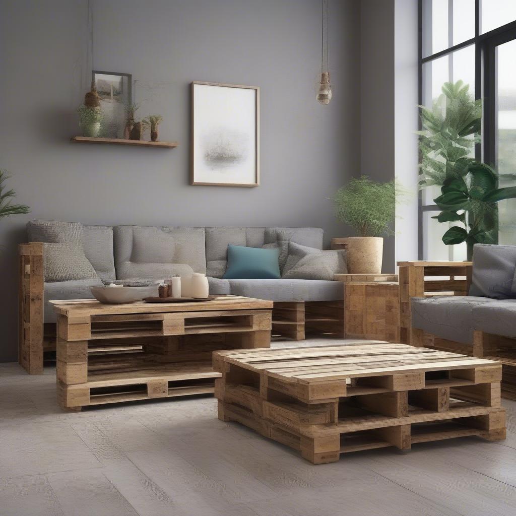 Ứng dụng gỗ thông pallet