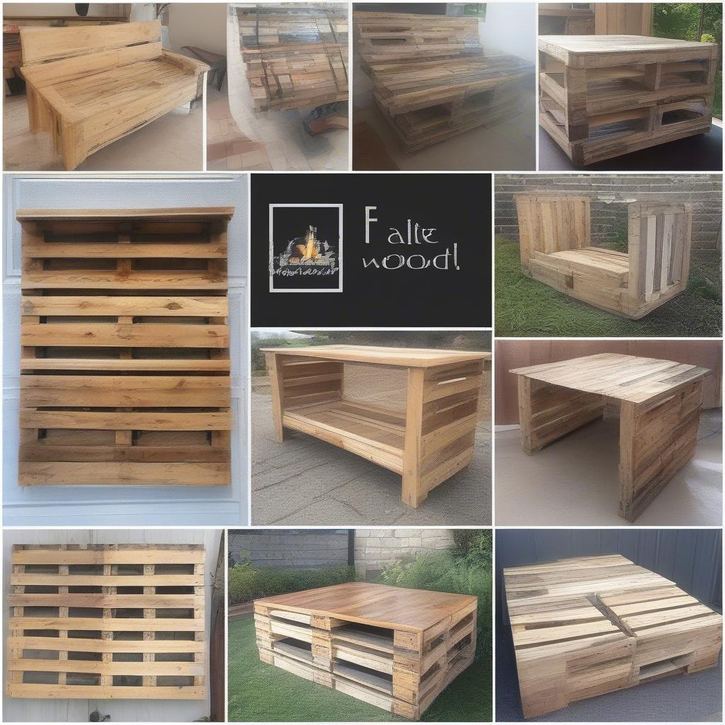 Ứng dụng gỗ thông pallet