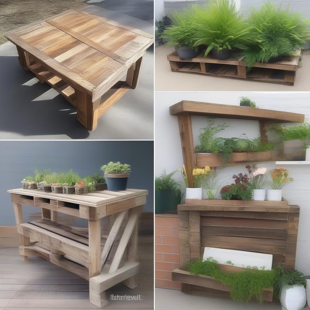 Ứng dụng của gỗ thông pallet cũ