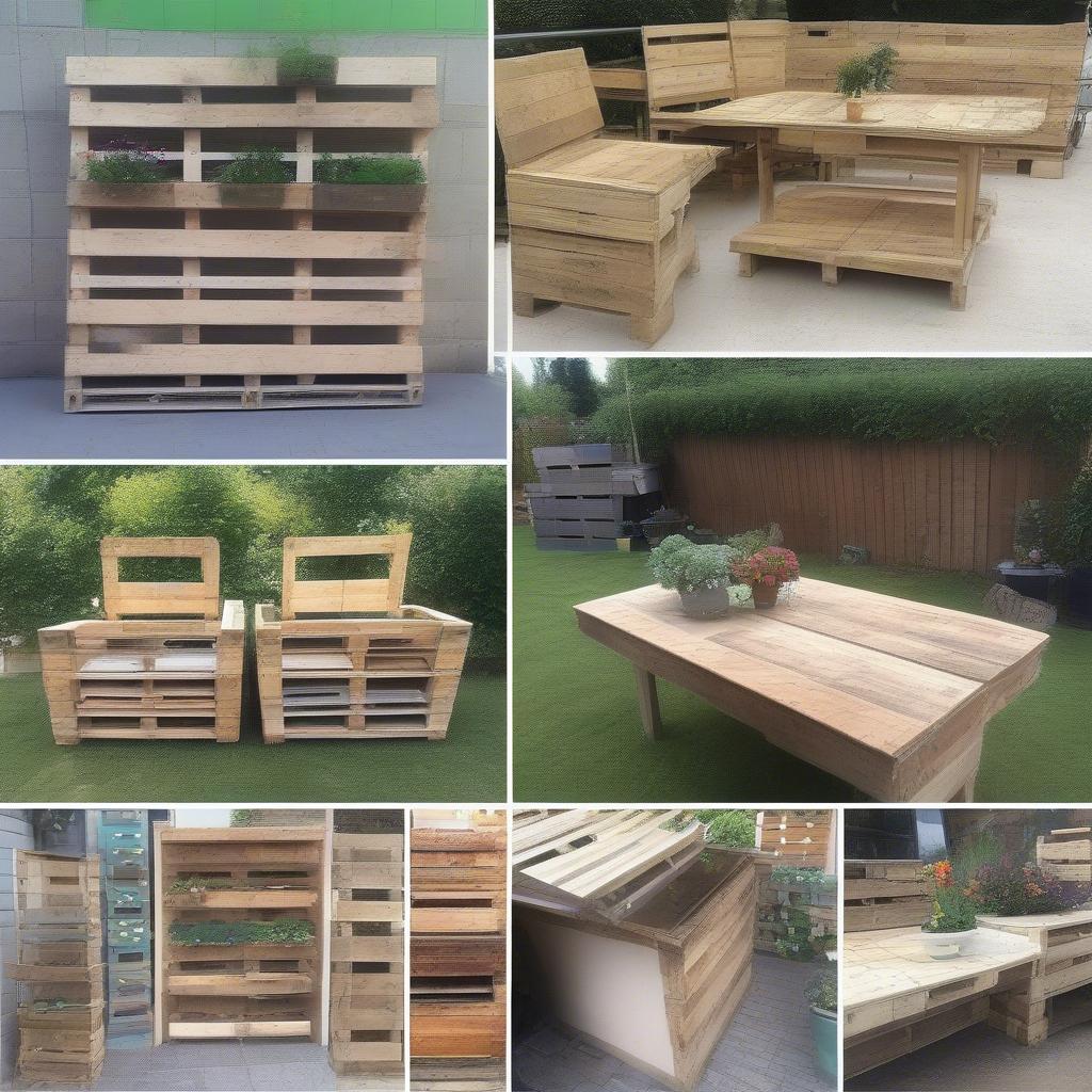 Ứng dụng pallet gỗ cũ