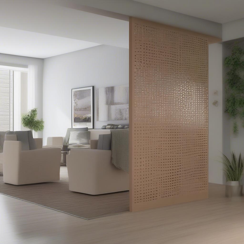 Vách ngăn gỗ MDF chống ẩm phủ melamine hiện đại